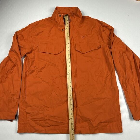 Nike Sportswear Jacket Mens Size L Orange Shacket M65 Full Zip Alter Retro Skate - Picture 3 of 7